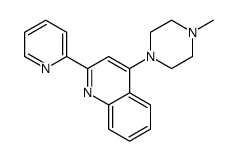 4-(4-methylpiperazin-1-yl)-2-pyridin-2-ylquinoline结构式