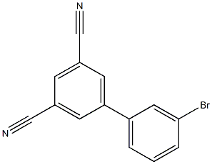 3'-broMo-[1,1'-biphenyl]-3,5-dicarbonitrile结构式