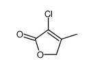3-chloro-4-methyl-5H-furan-2-one结构式