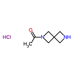 1-(2,6-Diazaspiro[3.3]hept-2-yl)ethanone hydrochloride (1:1) Structure