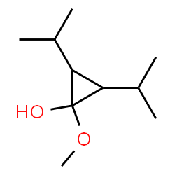 Cyclopropanol, 1-methoxy-2,3-bis(1-methylethyl)- (9CI) structure