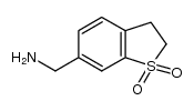 C-(1,1-dioxo-2,3-dihydro-1H-benzo[b]thiophen-6-yl)methylamine图片