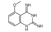 5-METHOXY-QUINAZOLINE-2,4-DIAMINE结构式