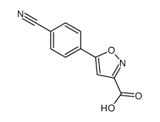 5-(4-氰基苯基)异噁唑-3-甲酸图片