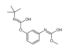m-(tert-Butylcarbamoyloxy)carbanilic acid methyl ester structure