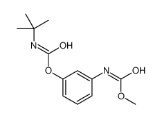 m-(tert-Butylcarbamoyloxy)carbanilic acid methyl ester Structure