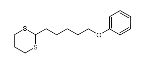 2-(5-phenoxypentyl)-1,3-dithiane Structure