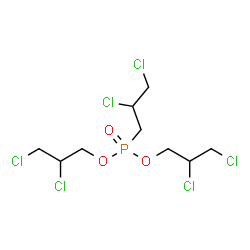 2,3-Dichloropropylphosphonic acid bis(2,3-dichloropropyl) ester Structure