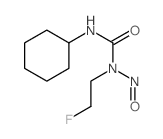 Urea,N'-cyclohexyl-N-(2-fluoroethyl)-N-nitroso-结构式