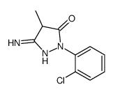 5-amino-2-(2-chlorophenyl)-4-methyl-4H-pyrazol-3-one Structure