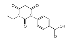 4-(3-ethyl-2,4,6-trioxo-1,3-diazinan-1-yl)benzoic acid Structure