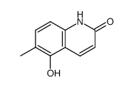 5-hydroxy-6-methylquinolin-2(1H)-one结构式