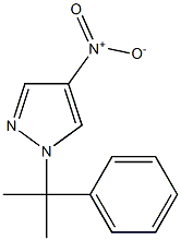 4-nitro-1-(2-phenylpropan-2-yl)-1H-pyrazole结构式