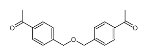 1-[4-[(4-acetylphenyl)methoxymethyl]phenyl]ethanone Structure