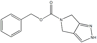 2,6-Dihydro-4H-pyrrolo[3,4-c]pyrazole-5-carboxylic acid benzyl ester Structure