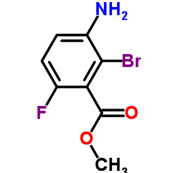 Methyl 3-amino-2-bromo-6-fluorobenzoate Structure