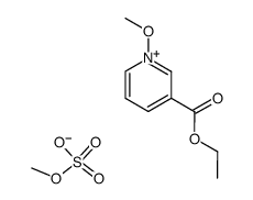 3-ethoxycarbonyl-1-methoxy-pyridinium, methyl sulfate Structure