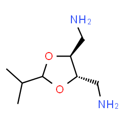 1,3-Dioxolane-4,5-dimethanamine,2-(1-methylethyl)-,[4S-(2alpha,4alpha,5bta)]-(9CI)结构式