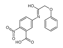 2-nitro-5-[(2-phenoxyacetyl)amino]benzoic acid Structure