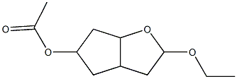 2H-Cyclopenta[b]furan-5-ol,2-ethoxyhexahydro-,acetate,[2S-(2alpha,3abta,5alpha,6abta)]-(9CI)结构式