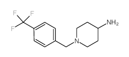 1-(4-Trifluoromethyl-benzyl)-piperidin-4-ylamine structure