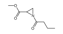 methyl 1-butyrylaziridine-2-carboxylate结构式