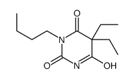 1-Butyl-5,5-diethyl-2,4,6(1H,3H,5H)-pyrimidinetrione Structure