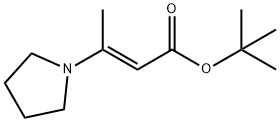 tert-Butyl 3-(pyrrolidino)but-2-enoate Structure