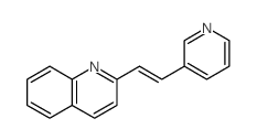 Quinoline,2-[2-(3-pyridinyl)ethenyl]- structure