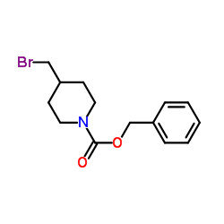 Benzyl 4-(bromomethyl)-1-piperidinecarboxylate Structure