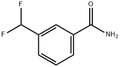 3-(二氟甲基)苯甲酰胺结构式