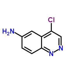 4-Chloro-6-cinnolinamine Structure