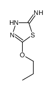 1,3,4-Thiadiazol-2-amine,5-propoxy- structure