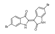 6,6′-dibromoindirubin Structure