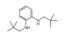 1-N,2-N-bis(2,2-dimethylpropyl)benzene-1,2-diamine结构式