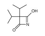 3,3-di(propan-2-yl)azetidine-2,4-dione Structure