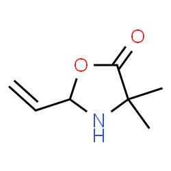 5-Oxazolidinone,2-ethenyl-4,4-dimethyl-(9CI) structure