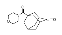 5-(MORPHOLIN-4-YLCARBONYL)ADAMANTAN-2-ONE Structure