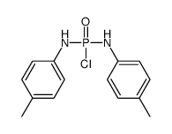 N-[chloro-(4-methylanilino)phosphoryl]-4-methylaniline结构式