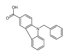 9-benzylcarbazole-3-carboxylic acid Structure