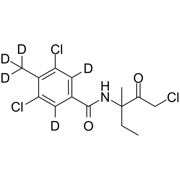 Zoxamide-d5 Structure