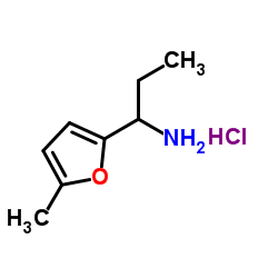 1-(5-甲基呋喃-2-基)丙-1-胺盐酸盐结构式