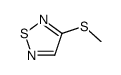 3-methylsulfanyl-1,2,5-thiadiazole结构式