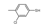 3-chloro-4-methyl-thiophenol结构式