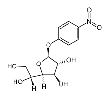 .beta.-D-Glucofuranoside, 4-nitrophenyl structure