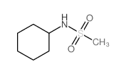N-cyclohexylmethanesulfonamide结构式