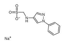 sodium,[(1-phenylpyrazol-4-yl)amino]methanesulfonate Structure