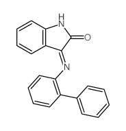3-[(2-phenylphenyl)amino]indol-2-one Structure