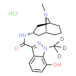 7-Hydroxy Granisetron-d3 Hydrochloride Structure