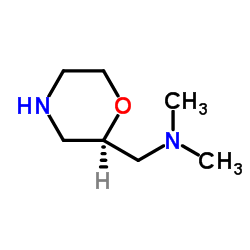 N,N-Dimethyl-1-(2-morpholinyl)methanamine Structure